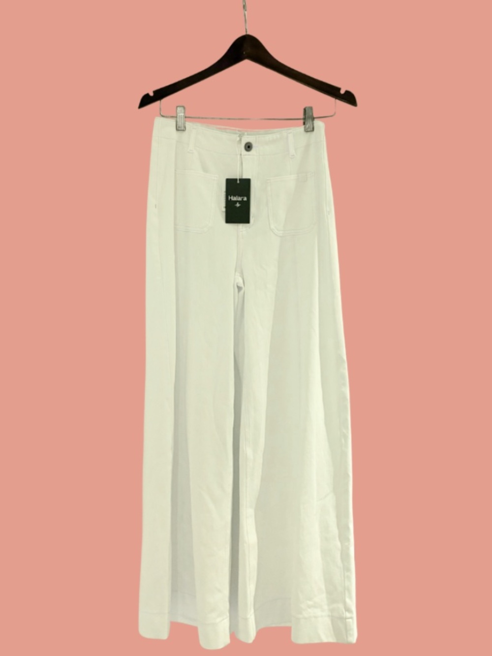 Halara Flex™ HighWaisted Wide Leg Jeans: Size Small, Beige Denim (New w/ Tags )